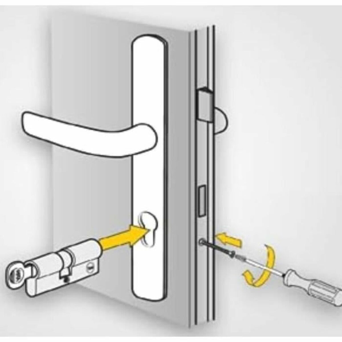 Yale, YL6P3040LT, Cilindro Di Sicurezza, YL6, A Camma Lunga - 6