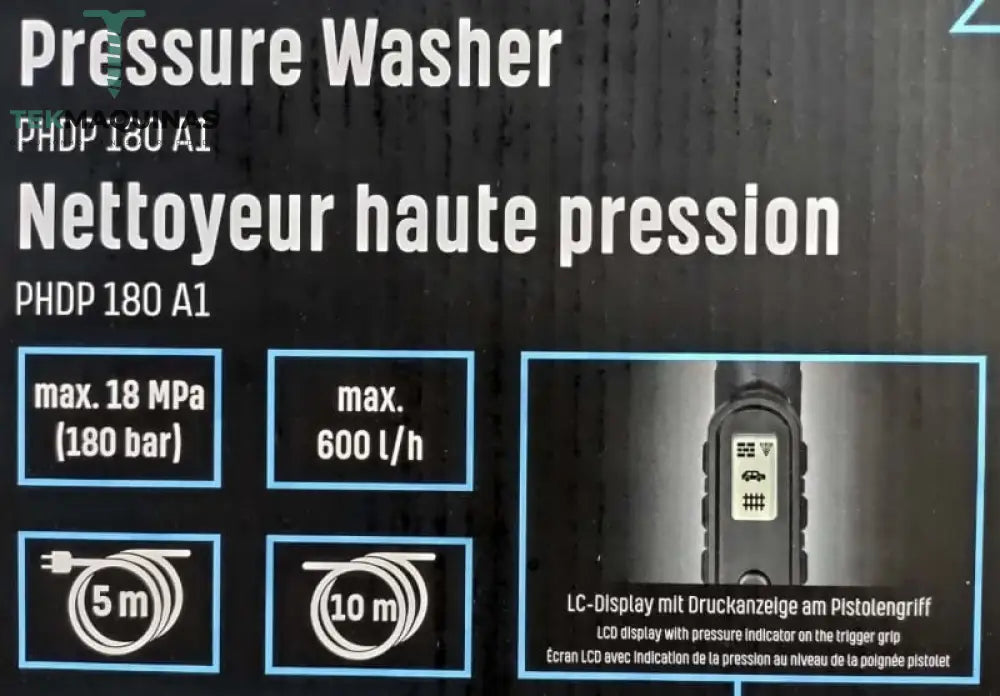 PARKSIDE PERFORMANCE lavadora alta O é de maquina - seu Tekmaquinas PHDP a de l sonho – pressão nossa 180bar prioridade