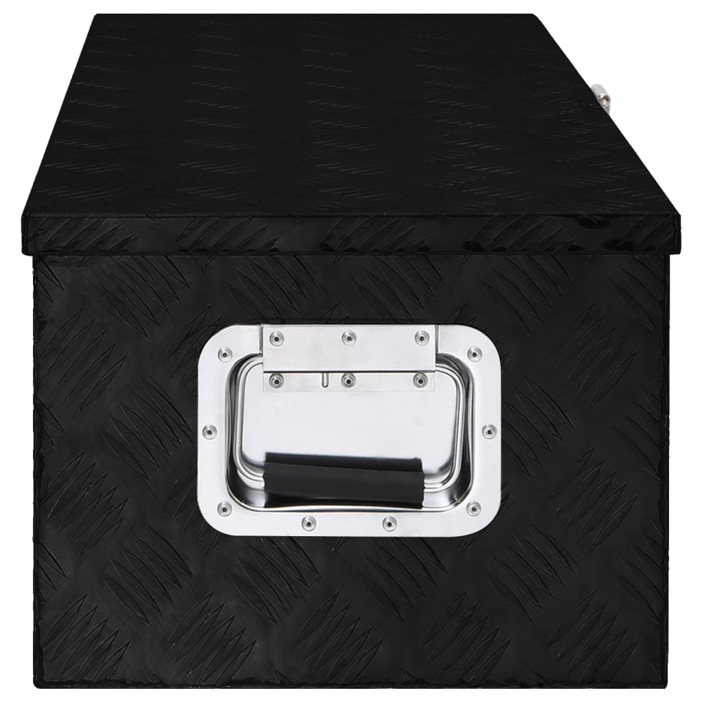 Caixa de arrumação 80x39x30 cm alumínio preto – Tekmaquinas - O seu sonho é  a nossa prioridade!