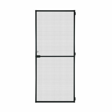 Cortina Mosquiteira Schellenberg Portas Com moldura Fibra de Vidro Preto Alumínio (100 x 210 cm)