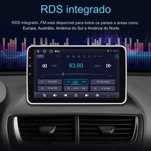 Cargar imagen en el visor de la galería, radio 360° 10&quot; Android 12 DAB+ 1DIN rádio automotivo GPS Navi WIFI
