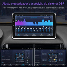 Cargar imagen en el visor de la galería, radio 360° 10&quot; Android 12 DAB+ 1DIN rádio automotivo GPS Navi WIFI
