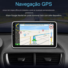 Carregar imagem no visualizador da galeria, radio 360° 10&quot; Android 12 DAB+ 1DIN rádio automotivo GPS Navi WIFI
