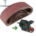 10X Lixa De Cinta 75 X 533 Mm Varias Lixadoras Parkside Pbsd 900 A1