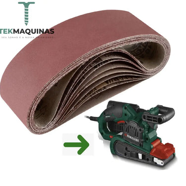 10X Lixa De Cinta 75 X 533 Mm Varias Lixadoras Parkside Pbsd 900 A1