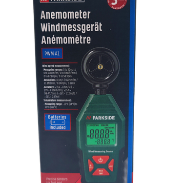 Dispositivo de medição de umidade e temperatura PARKSIDE® »PKM A1«/ dispositivo de medição de vento »PWM A1« B-ware