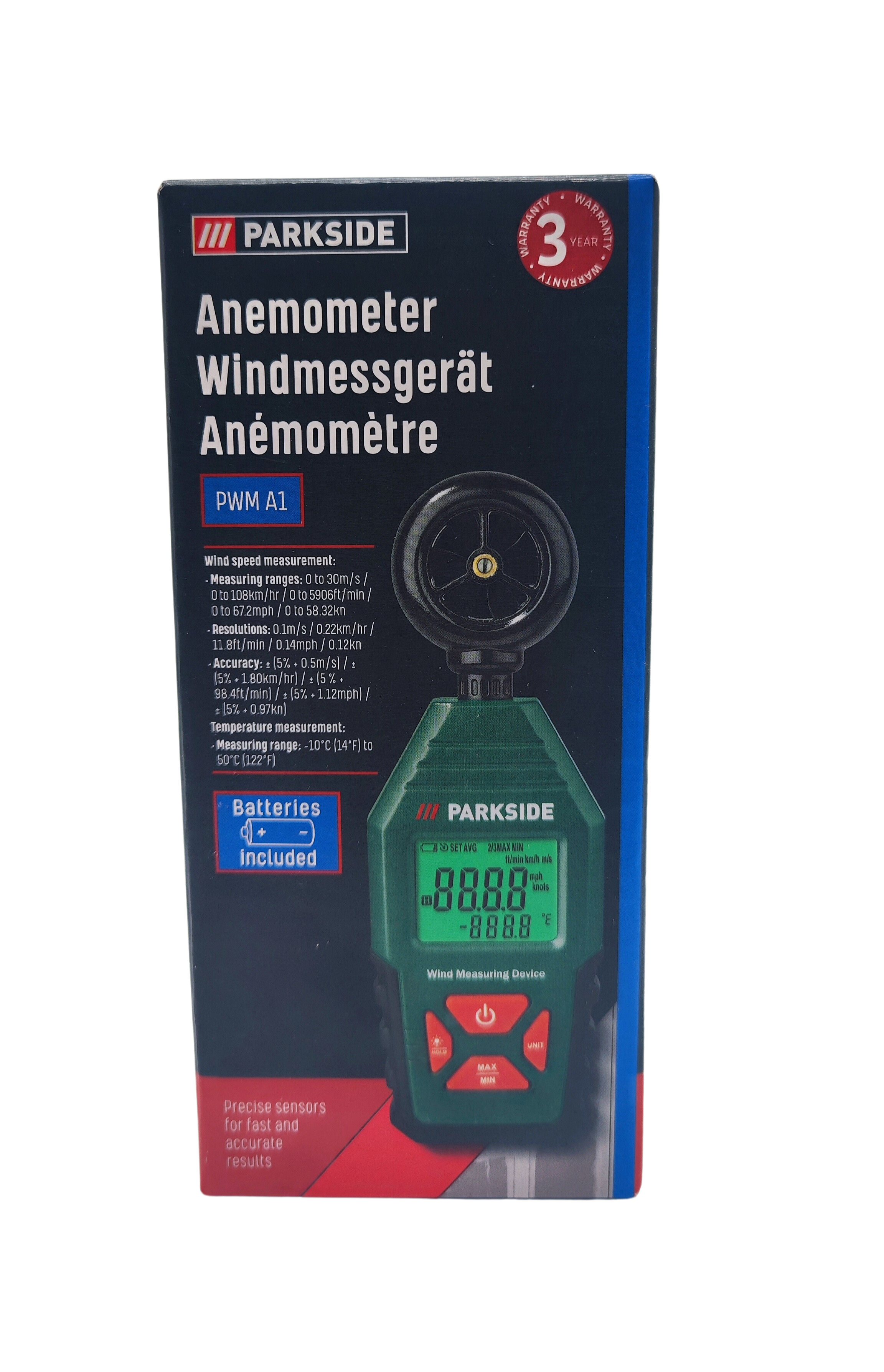 Parkside Humidity And Temperature Meter PKM A1 REVIEW 