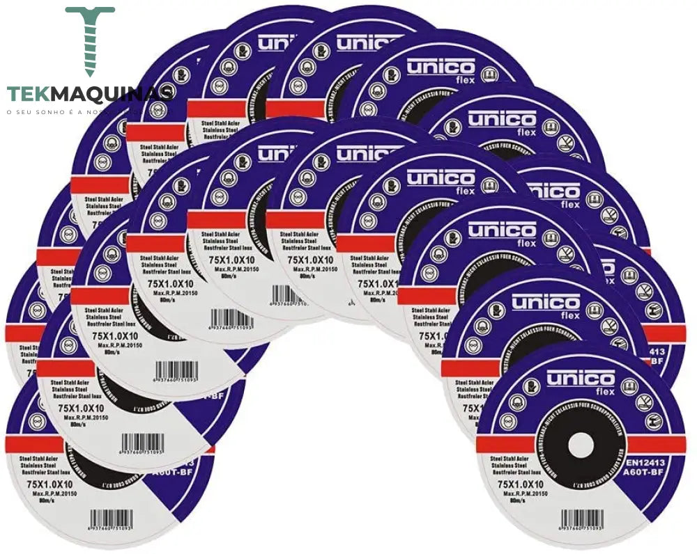 20X Discos 75Mm Para Rebarbadora Pequena 12V Parkside