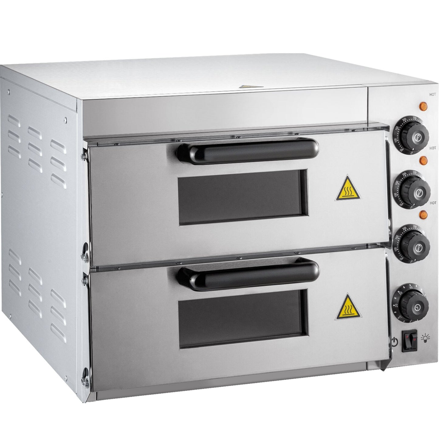 Forno de pizza duplo profissional  36cm 3000w ate 350graus