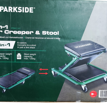 Banco acento de oficina Parkside verde B-ware