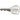 Cadeado com chave ABUS Titalium 64ti/40hb40 Aço Alumínio Comprido (4 cm)