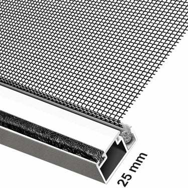 Mosquiteiro Schellenberg Porta Fibra de Vidro Alumínio Branco (100 x 210 cm)