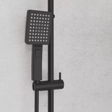Carregar imagem no visualizador da galeria, SCHÜTTE Conjunto de chuveiro suspenso MALLORCA preto mate
