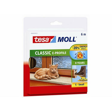 Calafetação TESA 9 mm x 6 m Castanho