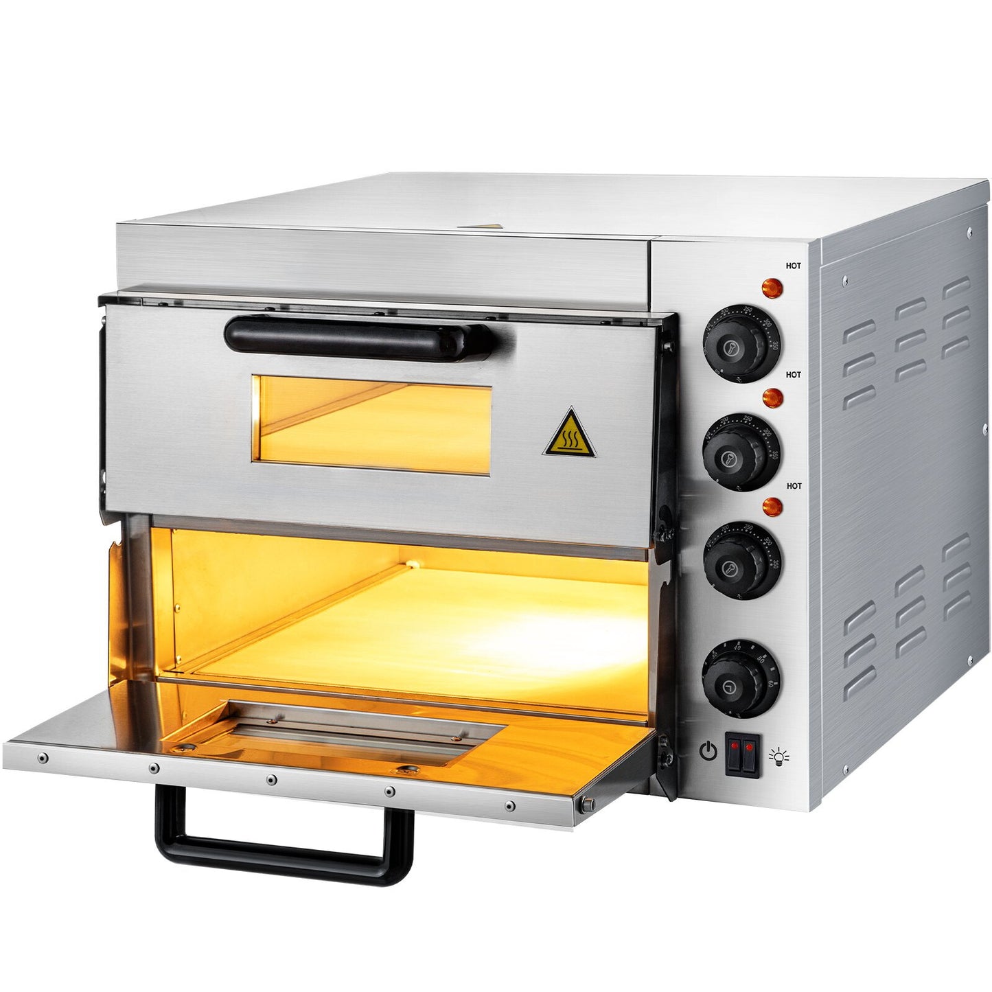 Forno de pizza duplo profissional  36cm 3000w ate 350graus