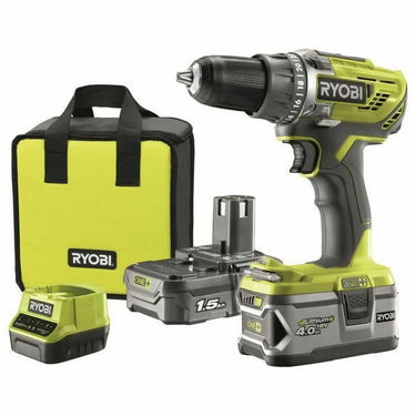 Berbequim com chave de fendas Ryobi R18DD3-2415BS 18 V 50 Nm