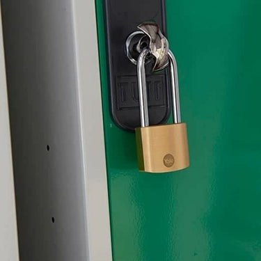 Candado de llave Yale Dorado