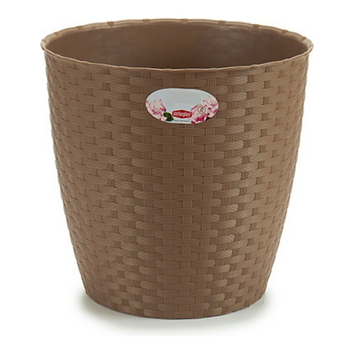 Vaso Stefanplast 10006829 Marrone Plastica