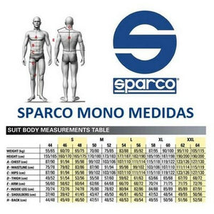 Salopette Sparco S0020011NR2M Nero