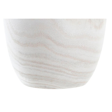 Macetero DKD Home Decor Marrón Natural Cuadrada Boho 15 x 15 x 20 cm