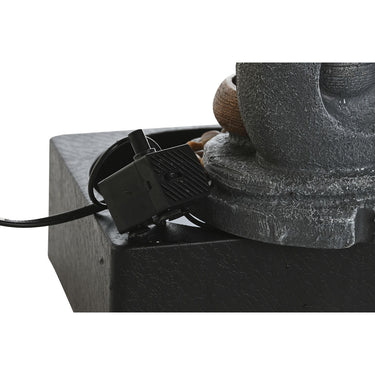 Fonte de Jardim DKD Home Decor Buda Resina 18 x 18 x 22 cm Oriental (2 Unidades)