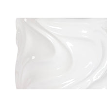 Carregar imagem no visualizador da galeria, Plantador Home ESPRIT Branco Fibra de Vidro Ondas 35 x 35 x 71 cm
