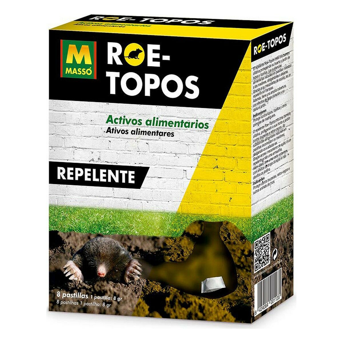 Repellente Massó 8 Unità Talpe (roditori)