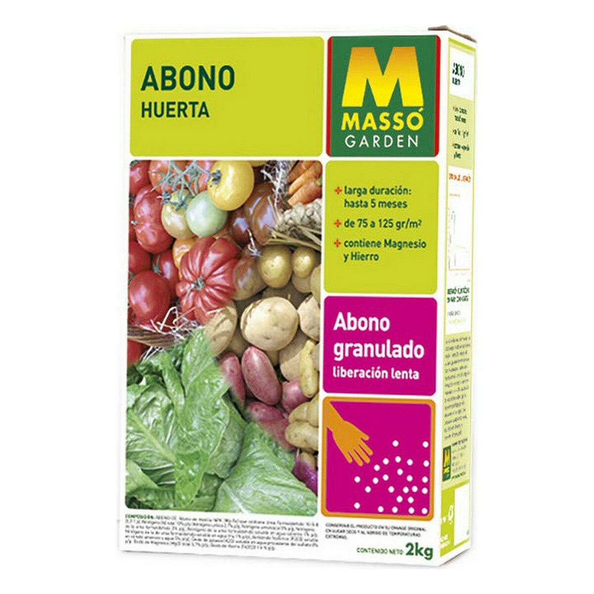 Adubo não orgânico Massó Verduras 2 Kg 2 L