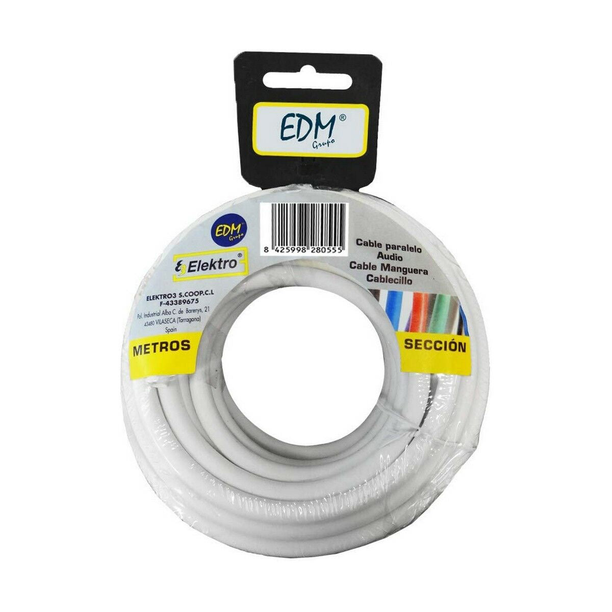 Cabo EDM Branco 50 m