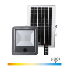 Cargar imagen en el visor de la galería, Foco Proyector EDM 31862 100 W 1200 Lm Solar Sensor de Movimiento (6500 K)
