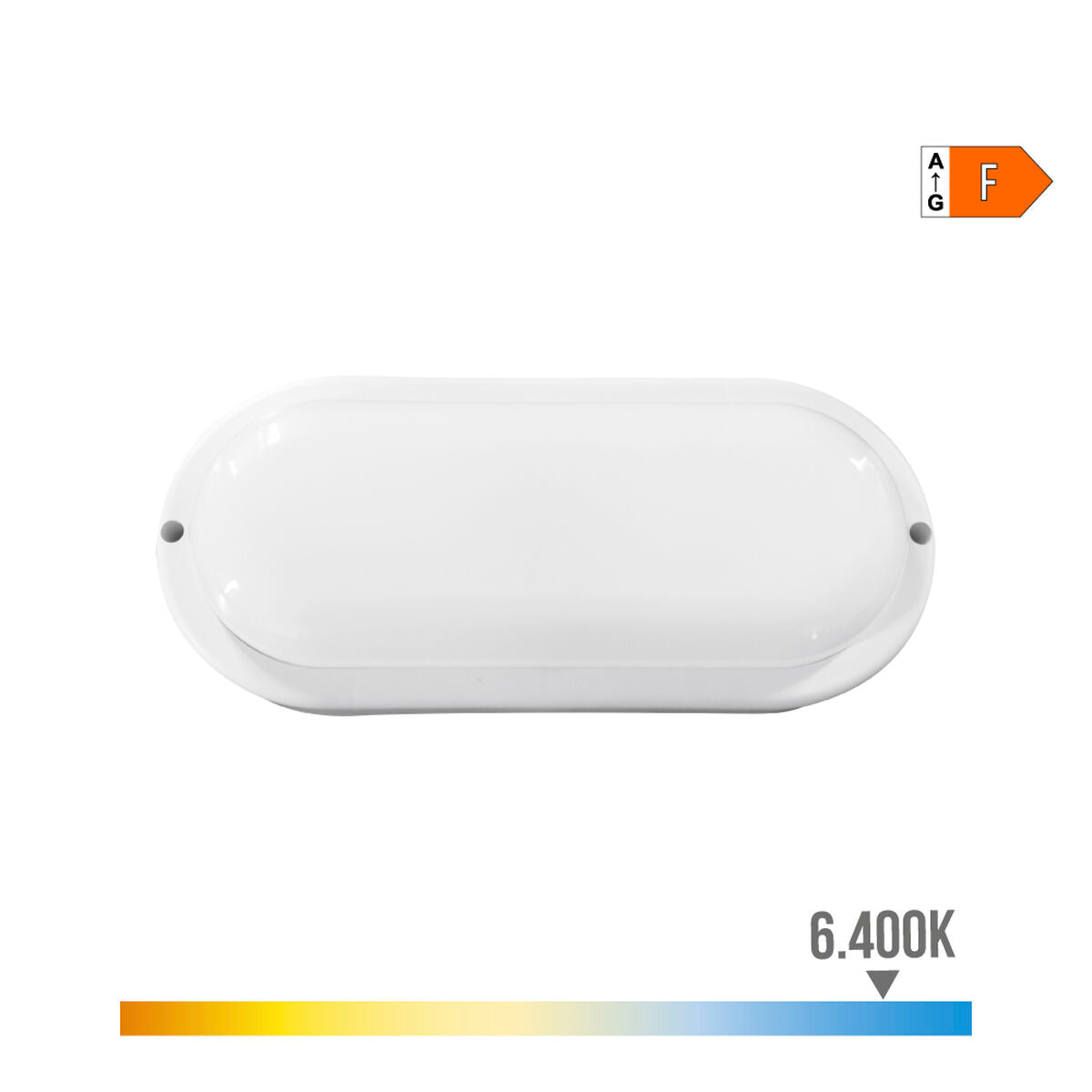 Applique LED EDM Ovale Bianco 18 W F 1820 lm (6400 K)