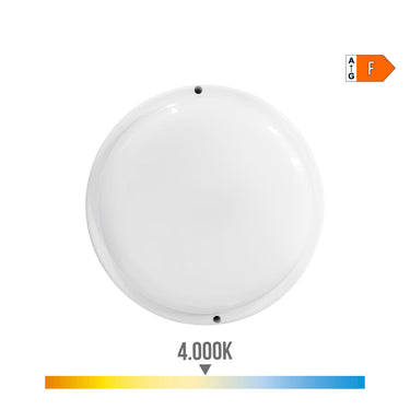 Aplique LED EDM Redondo Branco 18 W F 1820 lm (4000 K)