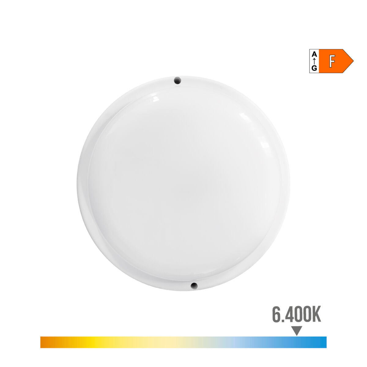 Aplique LED EDM Redondo Blanco 18 W F 1820 lm (6400 K)