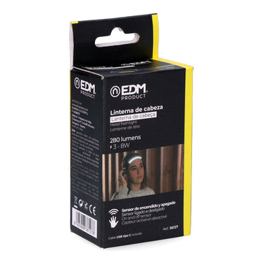 Lanterna LED para a Cabeça EDM Cob + Spot 90 Lm 3 W 8 W 280 lm
