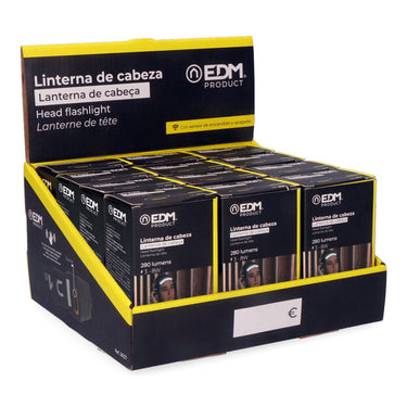 Lanterna LED para a Cabeça EDM Cob + Spot 90 Lm 3 W 8 W 280 lm