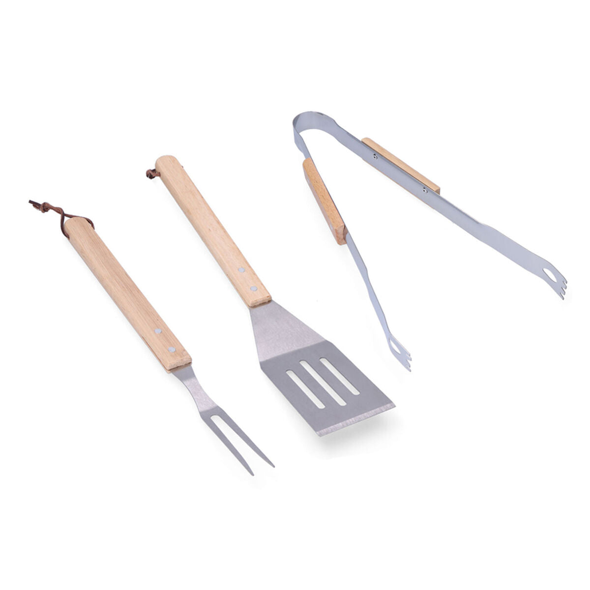 Utensili per barbecue EDM 5,5 x 25 cm / 39 cm / 35 cm