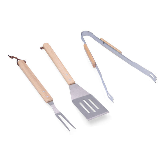 Utensili per barbecue EDM 5,5 x 25 cm / 39 cm / 35 cm