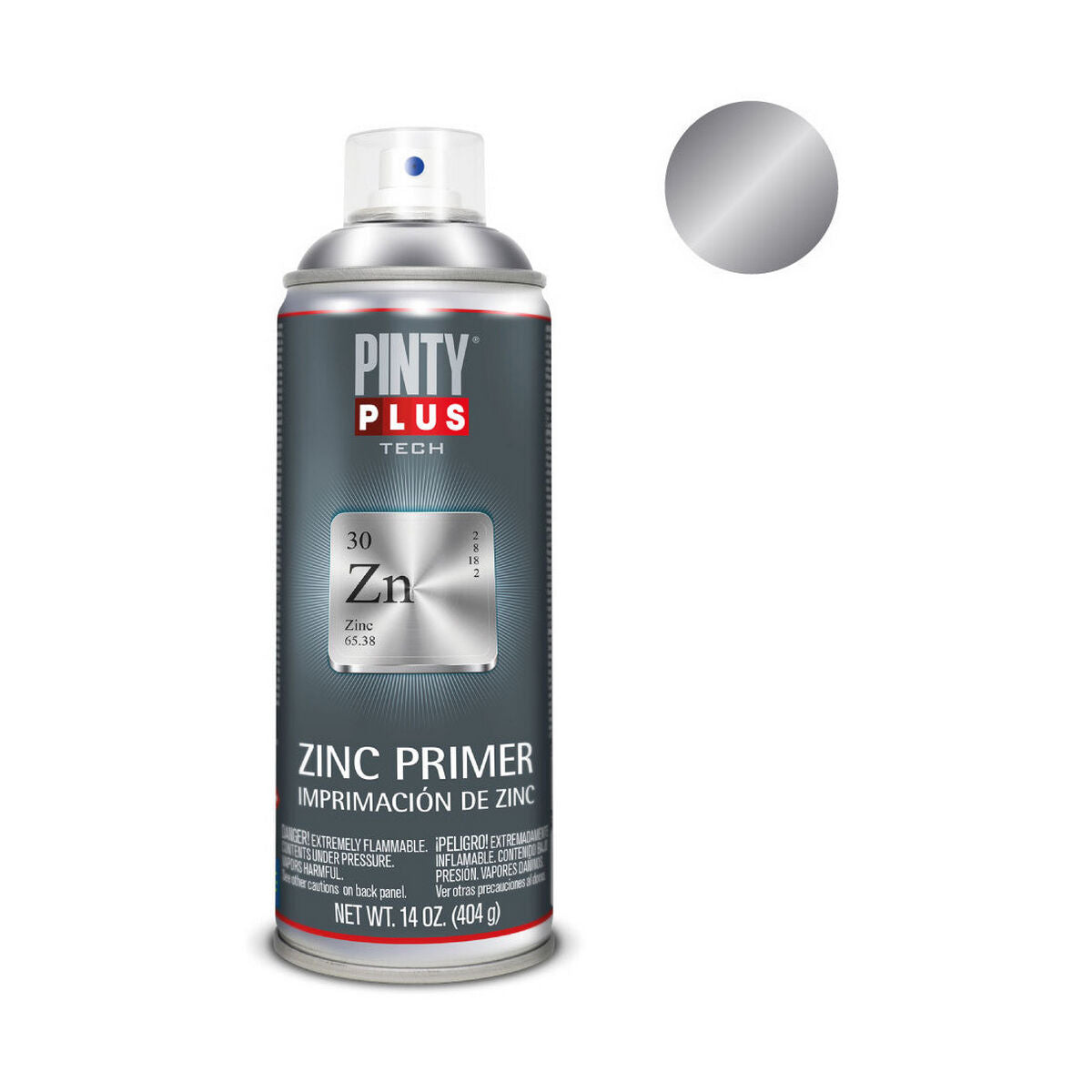 Vernice spray Pintyplus Tech Z169 Zinco 400 ml Zincato