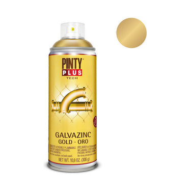 Pintura en spray Pintyplus Tech Galvazinc G151 400 ml Oro