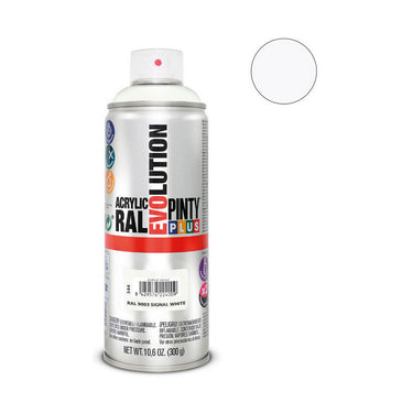 Tinta em spray Pintyplus Evolution RAL 9003 400 ml Signal White