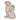 Statua Decorativa da Giardino Buddha Bianco/Dorato Poliresina (23 x 33 x 26 cm)