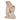 Statua Decorativa da Giardino Buddha Bianco/Dorato Poliresina (35,5 x 54,5 x 42 cm)