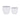 Set di Vasi Ø 22 cm Ø 28 cm 2 Pezzi Bianco Argilla