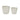 Set di Vasi 2 Pezzi Ø 22 cm Ø 28 cm Grigio Argilla