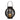 Lanterna Candela LED Marrone Plastica (21 x 25 x 21 cm)