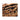 Separador Faura f27101 1 x 3 m Abeto Castanho Metalen draad Casca de árvore