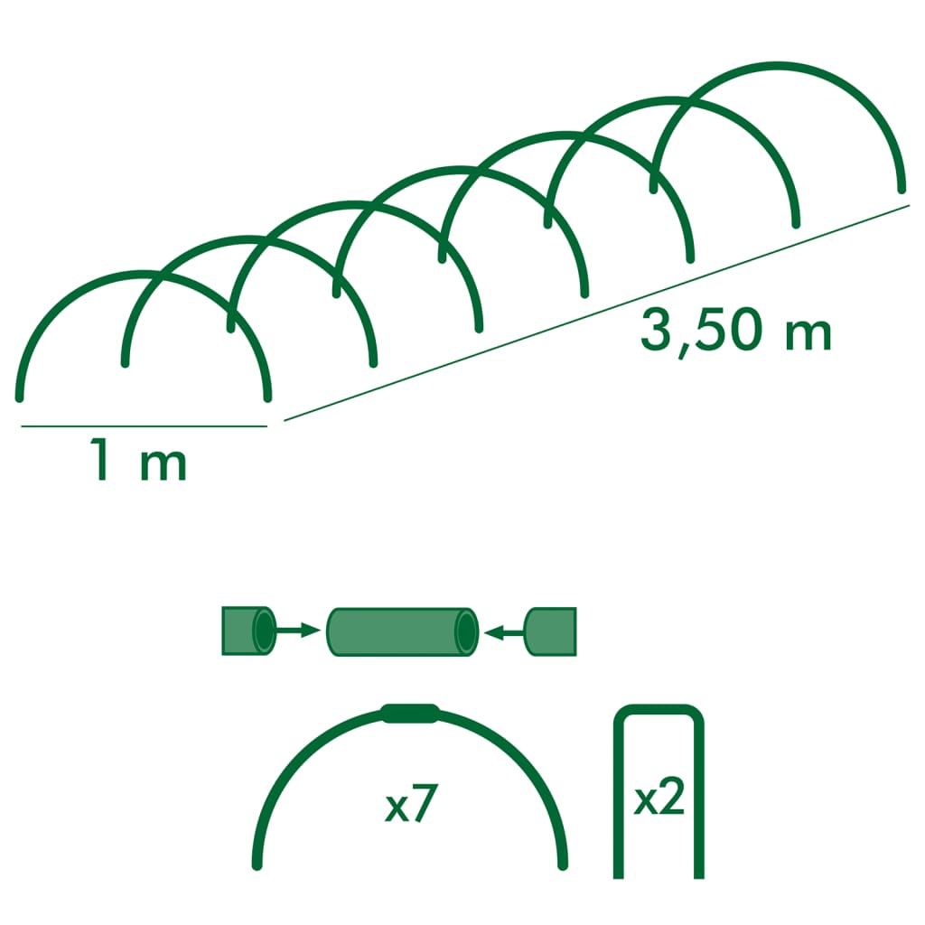 Nature Kit estufa em túnel para crescimento rápido 6030202