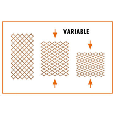 Nature Treliça de jardim 50x150 cm PVC antracite