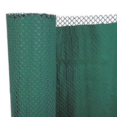 Nature Quebra-vento de jardim com camada dupla PE 1x3 m