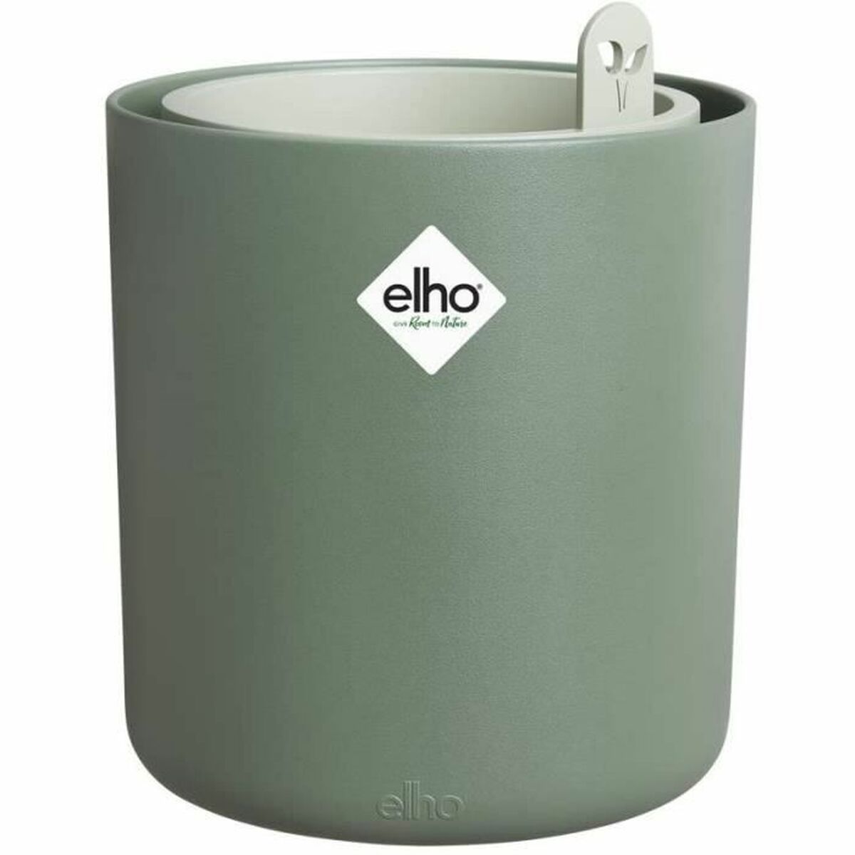 Vaso Elho Bouncy Basil  Redonda Verde Plástico Ø 16 cm